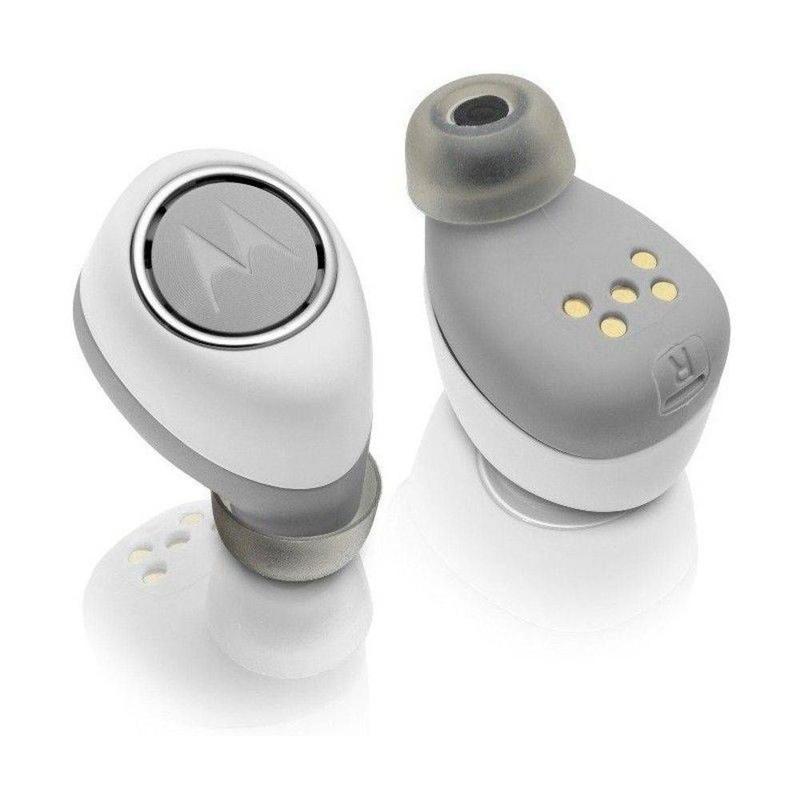 Fone de ouvido Bluetooth Motorola VerveOnes ME - Cinza e Branco